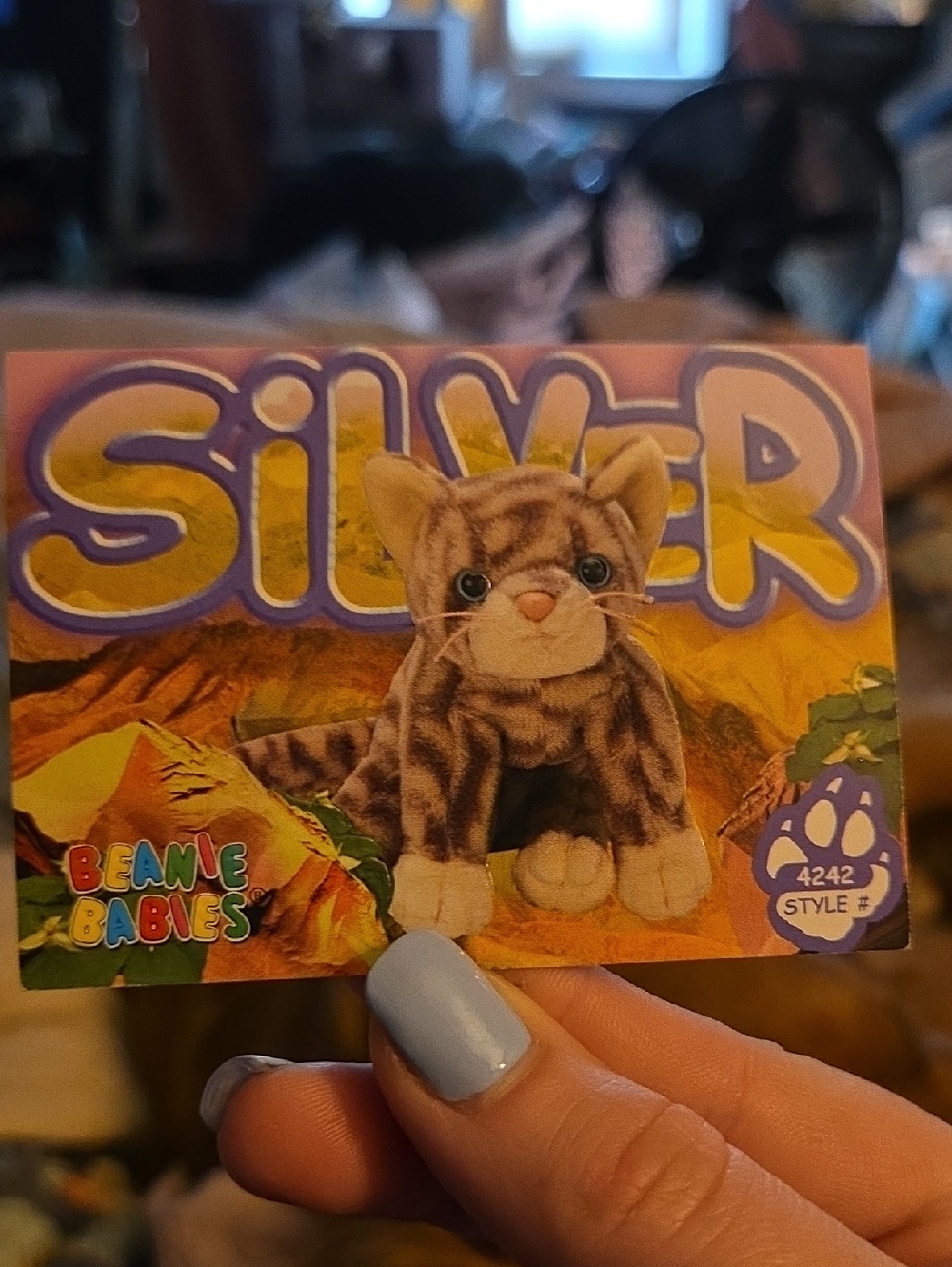 Ty Beanie Babies Silver Collectible Trading Card